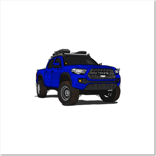 Toyota 4Runner Blue Posters and Art